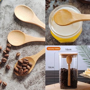 Hiện Đại Nhật Bản Tre Muỗng Dài Xử Lý Bằng Gỗ Ice Cream Tráng Miệng Nhỏ Muỗng Cà Phê Cho Trẻ Em Mật Ong Muỗng Bán Buôn - Product Image 5