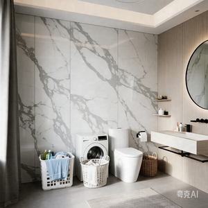 Rouleau mural en mousse amovible auto-adhésif à peler et à coller imperméable à l'eau, ignifuge et insonorisé, installation rapide pour les locations - Product Image 2