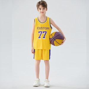 Toptan basketbol formaları özel çocuklar futbol formaları ucuz basketbol gömlek - Product Image 3