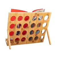 Suporte de cozinha de madeira, suporte de bolinhos de bambu-ajustável e dobrável para tablet ipad, suporte para livro e placa de corte