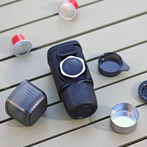 Machine à expresso portable pour café moulu et capsules, petite machine à café de voyage pour le camping, la randonnée et le bureau - Product Image 2