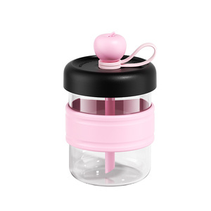 Mug à café Hy-0335 en acier inoxydable rond, portable, avec fonction de pression pour faire des glaçons, couleur unie, pour tous - Product Image 2