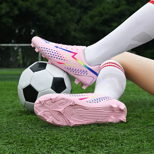 <span class=keywords><strong>Scarpe</strong></span> <span class=keywords><strong>da</strong></span> Calcio per Bambini, <span class=keywords><strong>Scarpe</strong></span> <span class=keywords><strong>da</strong></span> Futsal per Allenamento Indoor, Tomaia in PU <span class=keywords><strong>con</strong></span> <span class=keywords><strong>Tacchetti</strong></span> Lunghi, Suola in Gomma, Calzature <span class=keywords><strong>da</strong></span> Calcio Personalizzabili <span class=keywords><strong>con</strong></span> Logo - Product Image 4