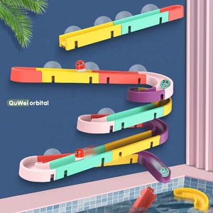 <span class=keywords><strong>Jeu</strong></span> d'eau 35 pièces ensemble de jouets de bain, toboggan aquatique piste <span class=keywords><strong>bébé</strong></span> jouer jouet de bain jouet de baignoire avec <span class=keywords><strong>ventouse</strong></span> pour enfants et bébés - Product Image 1