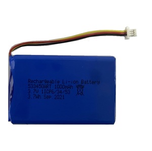 بطارية ليثيوم أيون قابلة لإعادة الشحن 533450ART بسعة 1000 مللي أمبير في الساعة وجهد 3.7 فولت، 523450AR، 533450AR بسعة 1200 مللي أمبير في الساعة و1300 مللي أمبير في الساعة وجهد 3.7 فولت لأجهزة تحديد المواقع - Product Image 1