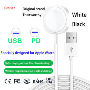Cargador Inalámbrico Magnético Rápido de Alta Calidad para <span class=keywords><strong>Apple</strong></span> <span class=keywords><strong>Watch</strong></span> Series 10 9 8 7 6 5 4 <span class=keywords><strong>3</strong></span> 2 1 Ultra, <span class=keywords><strong>Cable</strong></span> de Carga Portátil para iWatch - Product Image 1