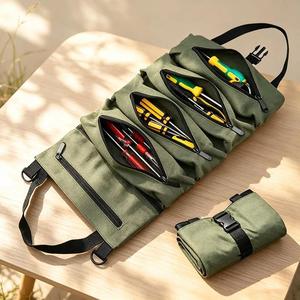 <b>Tool</b> Duffle <b>Bag</b> Canvas Storage <b>Bag</b> 200 Lb Capacity Portable Multi Functional For Bedroom Use - Product Image 2