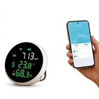 Moniteur de qualité de l'air infrarouge haute précision, testeur de dioxyde de carbone, détecteur de température et d'humidité pour la maison, la salle de classe et le bureau