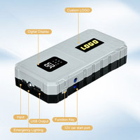 Batterie au Lithium PONFLY 12V démarreur de saut de voiture alimentation de démarrage d'urgence 8000mAh batterie de voiture Booster batterie externe