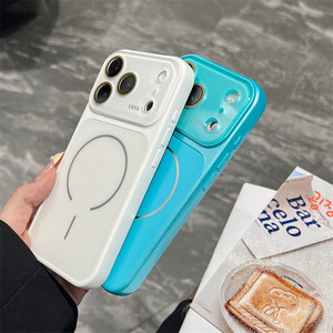 เคสโทรศัพท์แม่เหล็กกระจกนิรภัยแบบด้าน AG รุ่นดั้งเดิม สำหรับ Apple iPhone 18 17 16 15 14 Pro Max พร้อมฝาครอบป้องกันกล้องหน้าต่างขนาดใหญ่ - Product Image 2