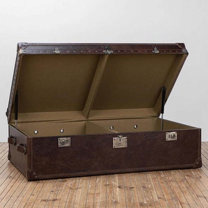 <span class=keywords><strong>Mesa</strong></span> <span class=keywords><strong>de</strong></span> Centro <span class=keywords><strong>de</strong></span> Cuero Estilo Americano con Marco <span class=keywords><strong>de</strong></span> Madera, Diseño Vintage Europeo <span class=keywords><strong>de</strong></span> Mediados <span class=keywords><strong>de</strong></span> Siglo, Superficie <span class=keywords><strong>de</strong></span> Cuero Genuino, Sin Ensamblaje - Product Image 3