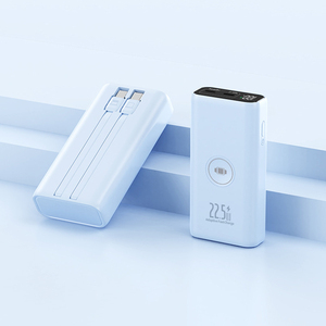 Batterie externe magnétique sans fil mini 10000 mAh avec écran LED portable et câbles intégrés, chargeur 20000 mAh - Product Image 2