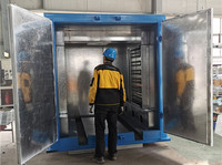 Système de chauffage à infrarouge catalytique au gaz naturel Revêtement en poudre Four de polymérisation Revêtement en poudre Four à poudre électrique