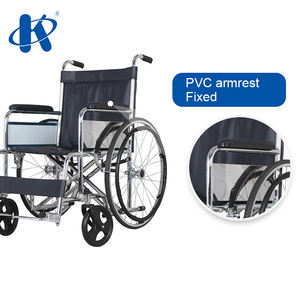 Kaiyang-silla de ruedas estándar de alta resistencia KY874 para adultos, doble barra cruzada, de acero cromado, básica, estándar, manual - Product Image 2