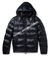 Veste Thermique Décontractée Hiver Chaude à Bulles, Vêtement d'Extérieur Plusieurs Couleurs, Capuche Amovible, Col Montant, Fermeture Éclair, Respirante
