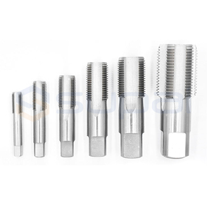 Juego de grifos SUPAL <span class=keywords><strong>Precision</strong></span> de 5 piezas NPT Roscas limpias precisas 3/4 \ "1/2 \" 3/8 \ "1/4 \" 1/8 \ "Acero al carbono HSS con revestimiento de estaño - Product Image 2