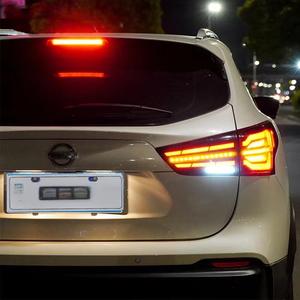 Suitable for 2016-2022 Qashqai Taillight Assemblies With <b>LED</b> Dynamic Running <b>Lights</b> Flowing Steering <b>Red</b> Lens <b>LED</b> Tail <b>Lights</b> Su - Product Image 5