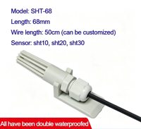 Sonde de température et d'humidité en plastique Sht20 Sht30 Sht40, sortie numérique I2C RS485, sonde en acier inoxydable