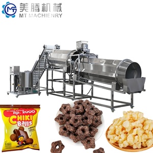 Línea de Producción de Alimentos Inflados para Palitos de Maíz - Extrusora de Anillos de Cereal y Bolas de Cacao - Product Image 4