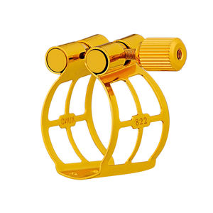 Abrazadera Metálica <span class=keywords><strong>KUNO</strong></span> KL-82 para Saxofón y Clarinete, Compatible con Boquillas de Baquelita - Product Image 1