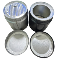 Boîte en métal hermétique de qualité alimentaire pour thé, personnalisable avec logo, couvercle à vis, pour matcha/café/biscuits, vente en gros