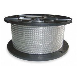 Cable de cable de acero inoxidable con <span class=keywords><strong>rejilla</strong></span> invisible <span class=keywords><strong>para</strong></span> balcón recubierto de PVC 7x7 de alta calidad de India - Product Image 6