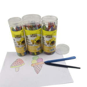 Crayons de couleur pour enfants, non toxiques, lavables, faciles à tenir, soyeux, personnalisés pour les enseignants - Product Image 1