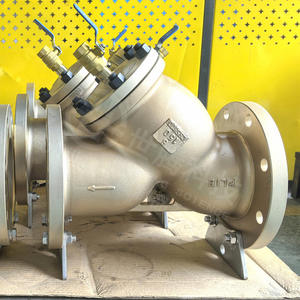 Filtre résistant à l'eau de mer de type Y C95800, uniformément corrosé et corrosé par cavitation, bronze nickel-aluminium, normes américaines J DIN - Product Image 5