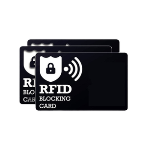 Protector de Tarjeta de Crédito Personalizado de PVC con Bloqueo RFID/NFC, Protección de Pago, Impermeable y Anti-Robo - Product Image 1
