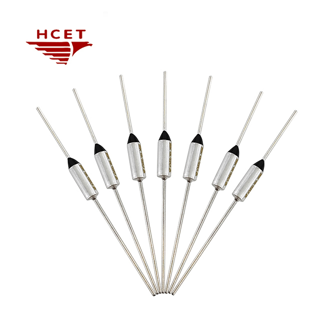 Non-resettable RY Series Fan Motor Thermal Temperature Fuse 10A 250V 60 to 300C 110C 113c 115c 117C 120C 121C 125C 128C 130C