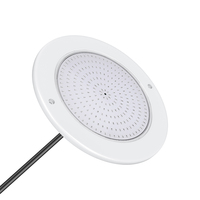 Lampe de piscine LED ultra-fine en ABS remplie de résine, DC12V, réflecteur étanche IP68, télécommande, lumière subaquatique RGB pour piscine