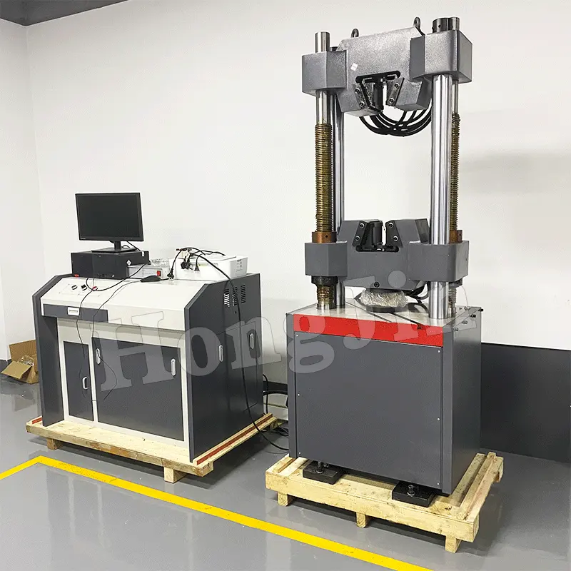 Hongjin圧縮油圧ユニバーサル引張試験機実験室ワイヤー用プル試験装置