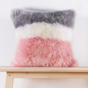 High Quality Lux Popular Cotton Pillow Cases Super Soft &amp; <strong>Fluffy</strong> <strong>Cushion</strong> Covers for Sofa - Product Image 3