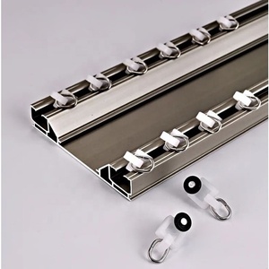 Heavy-Duty kim loại rèm chủ duy nhất theo dõi hệ thống với Trần núi cho phòng khách rèm cửa - Product Image 2