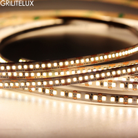 Bandes LED ultra-minces les plus vendues, largeur 3-6,8 mm, CRI élevé >90, découpables, bicolores 3000K-6500K, IP20, éclairage paysager