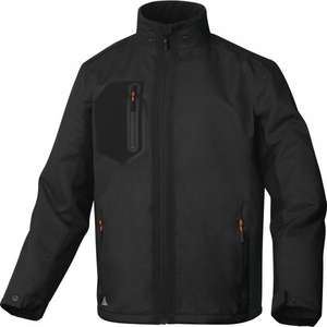 DELTA PLUS-Parka noire en polyester stretch mécanique ARENNOGT-imperméable et respirante-VESTES DE TRAVAIL EAN 3295249263102 - Product Image 1