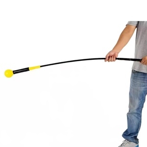 Venta caliente Ejercitador Calentamiento Golf Swing Trainer Stick Club Golf Swing Training Aid para mejorar la fuerza <span class=keywords><strong>Tempo</strong></span> Balance - Product Image 6