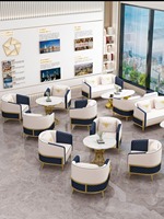 Ensemble de salon en cuir de style nordique européen, canapé moderne de luxe