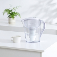 Carafe filtrante à eau certifiée LFGB, cartouches filtrantes compatibles pour carafes filtrantes standard, marque privée avec emballage personnalisé