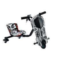 MINI KD08 Rockbaby Go Kart Eléctrico para Niños, Motor de 4 Tiempos y 200W, Velocidad de 20KM/H, Capacidad de Carga de 80KG, Transmisión por Correa, Sólido