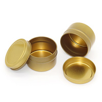 Boîtes en étain pour bougies parfumées de massage de luxe personnalisées avec logo, vides, 4 oz, avec couvercle en métal, décoration d'intérieur