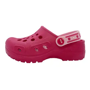 Korea wholesale high quality cute cartoon kids beach shoes PVC comfortable outdoor kids toe protection sandals