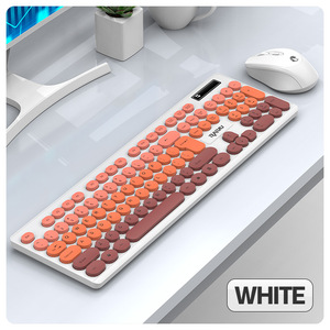 RAIKU R901 Wireless <b>Keyboard</b> <b>Mouse</b> Combo 104 Keys Ultra Thin English Multimedia Business Office Use - Product Image 3