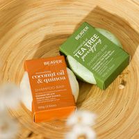 Barres de shampoing et d'après-shampoing solides pour cheveux, marque privée, écologiques, sans plastique, sans sulfate, savon de shampoing naturel au riz