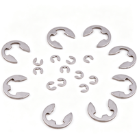 Factory Wholesale Precision Stainless Steel Open Snap Ring E Clip Wear Resistant Fastener