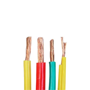 Factory Direct Sales 2.5Mm Electric Cable Insulated H07v-R/Bv Pvc Wire Electric Copper Cable Wire