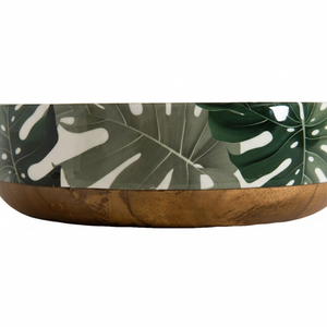 Tazón de Madera de Acacia de Diseño Moderno, Ecológico, Redondo, para Servir Comida, para Uso en el Hogar, Hoteles y Restaurantes - Product Image 1