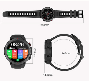 นาฬิกาสมาร์ทวอทช์ Blackview W50 รุ่นทนทาน แบตเตอรี่ 370mAh กันน้ำ - Product Image 6