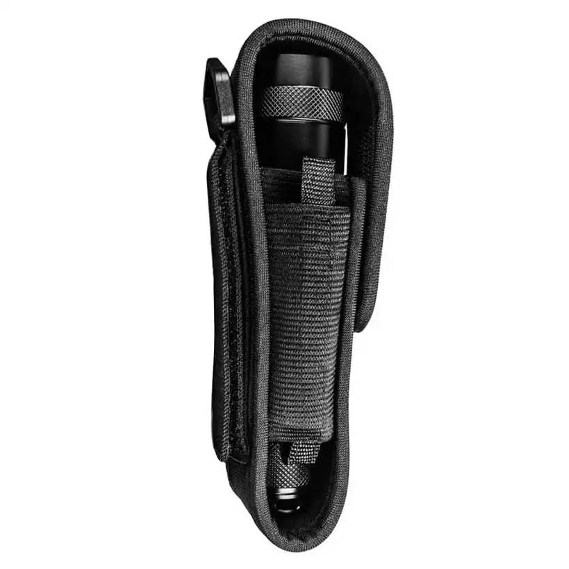 Flashlight Holster Nylon Flashlight Holder Pouch Holster for Duty Belt