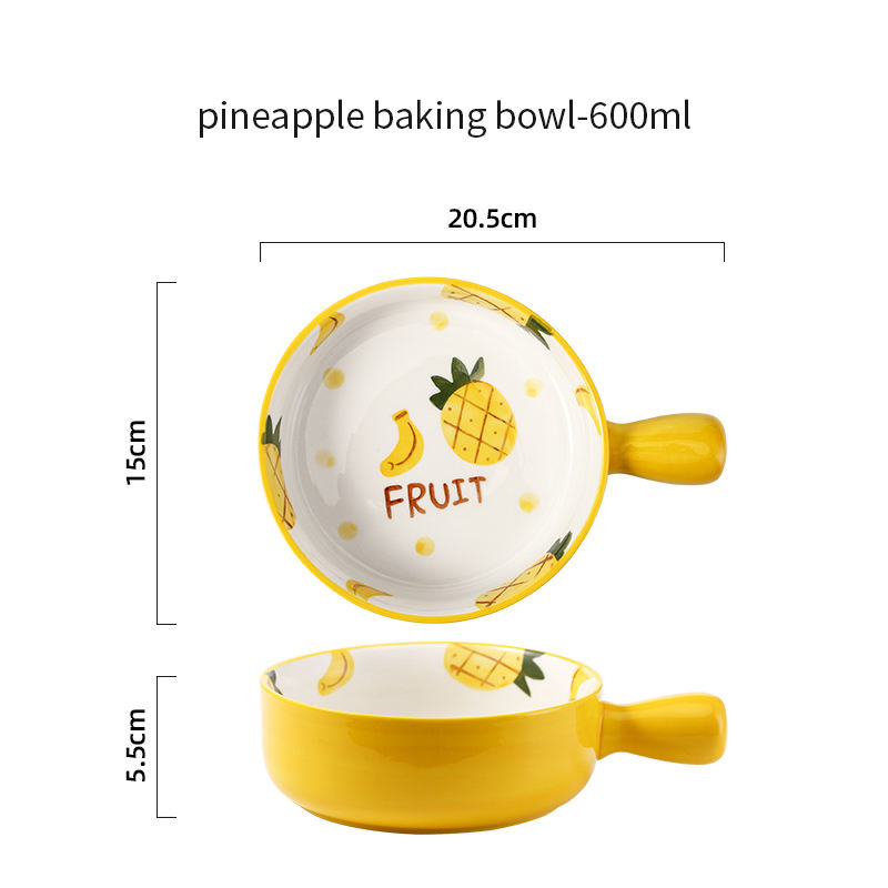 pineapple baking bowl-600ml